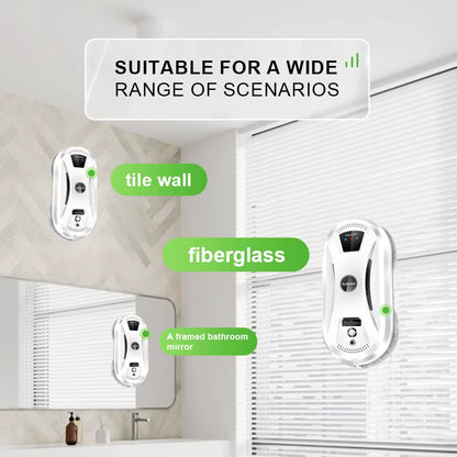 Window Cleaning Robot High Suction Electric Window Cleaner Robot Anti-Falling Remote Control Robot Vacuum Cleaner